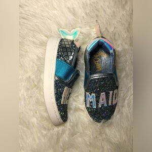 Sam Edelman Mermaid Glitter Kids Shoes size 6 NWOT